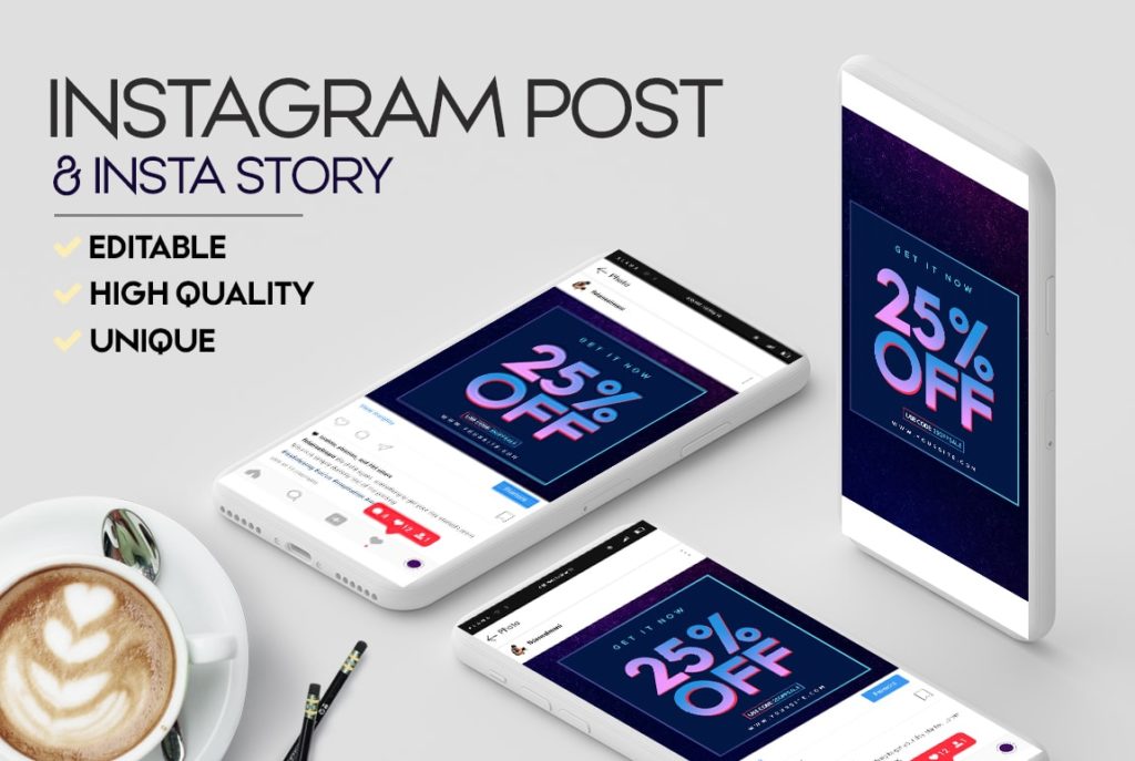 Free Instagram Sale Banner Template (Story & Post)