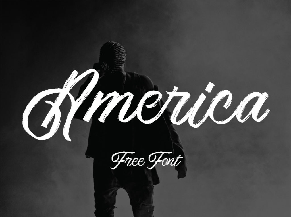  AMERICA Free Textured Font