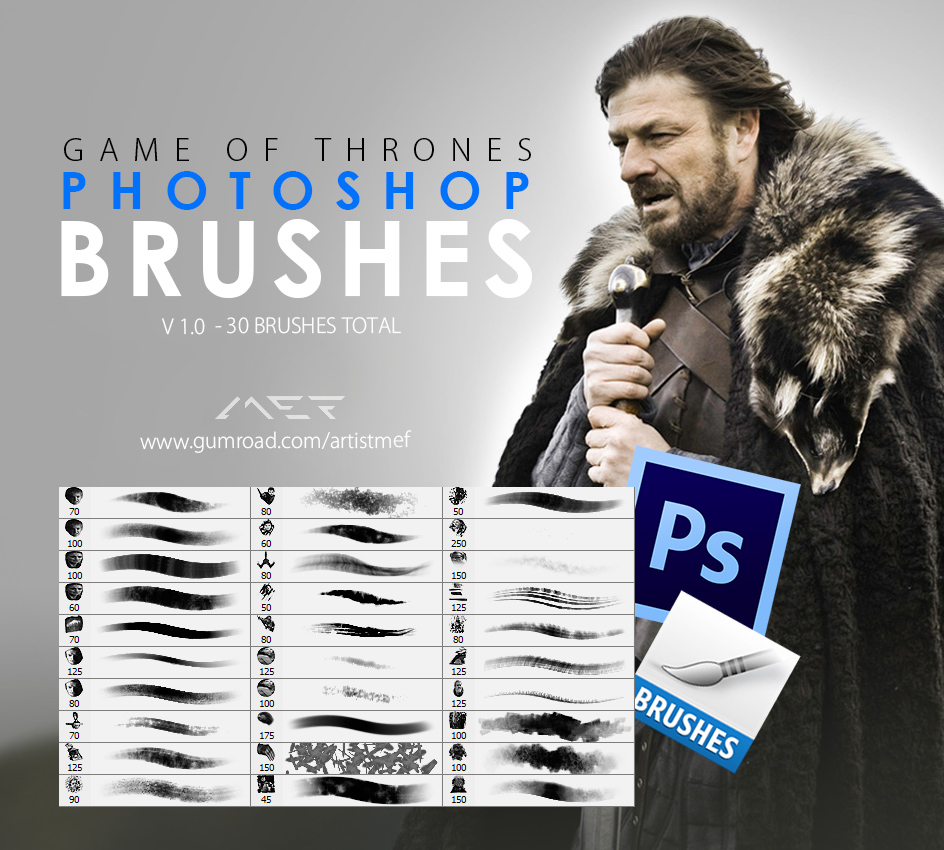 Free Game of Thrones Brushes