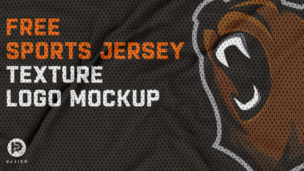 Free Jersey Texture Logo Mockup