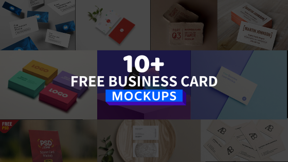 Free business card mockups
