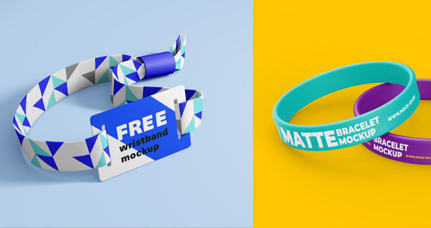 Download Free Wristband Mockup Templates 2020 Graphic Pie PSD Mockup Templates