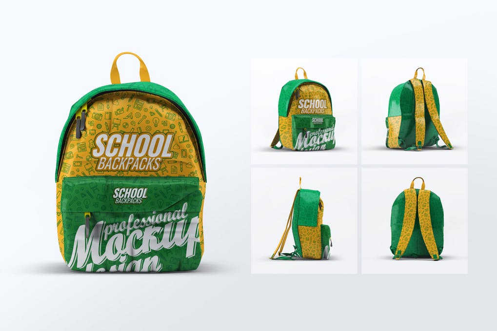 Download Free Best Backpack PSD Mockups - Graphic Pie