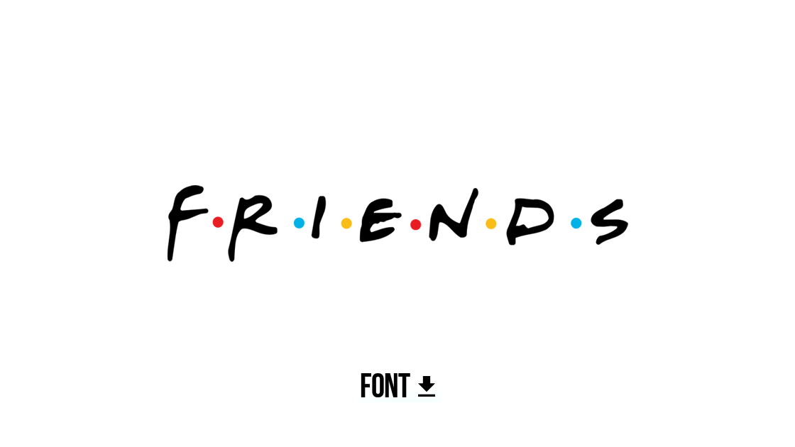 Friends Font with Dots (FREE) - Graphic Pie