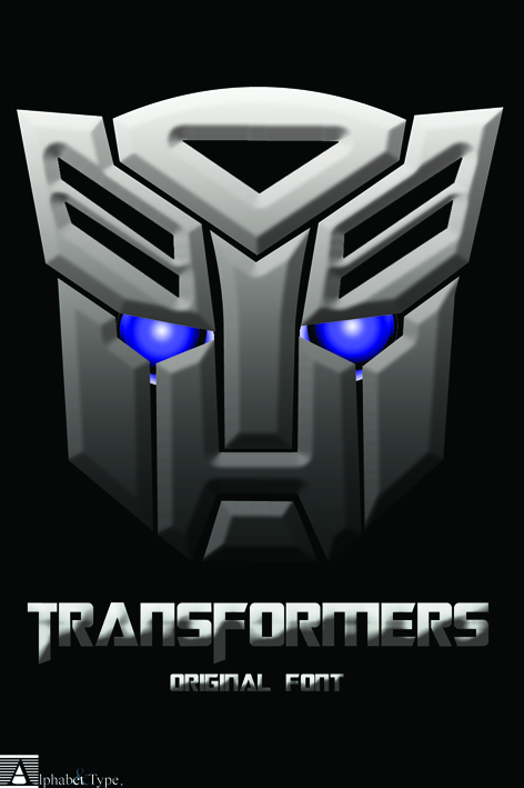 transformers font