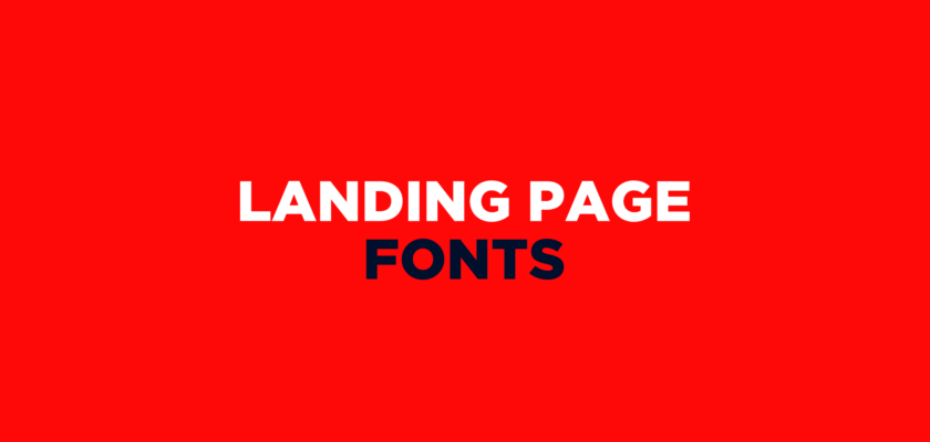 best-font-for-landing-page