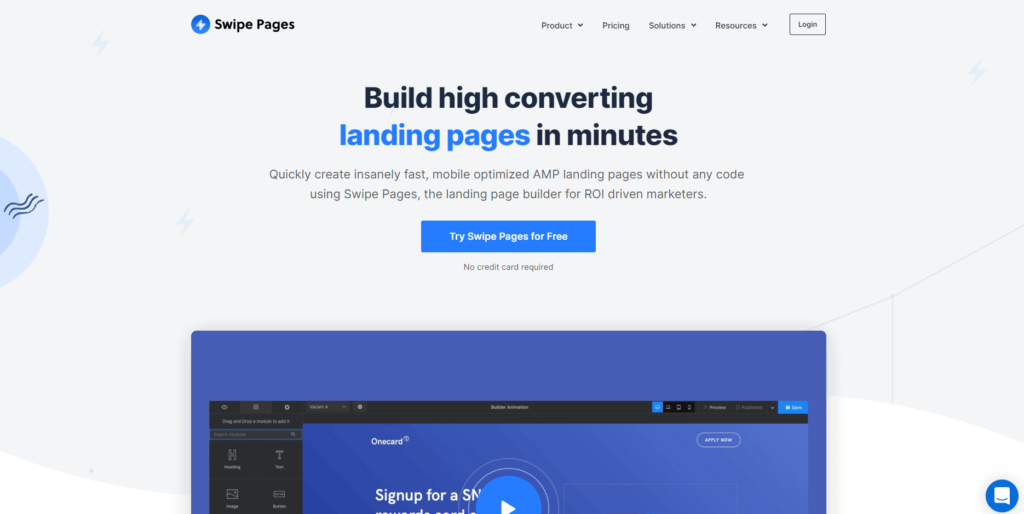 swipe pages-cheap landing page builder