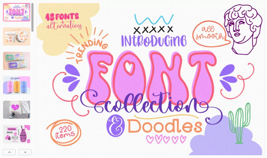 Fonts & Doodles Bundle for Cricut