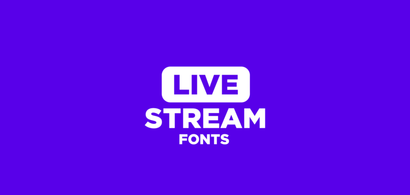 Live-stream-fonts