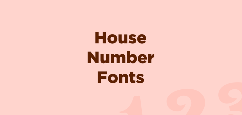best-fonts-for-house-numbers