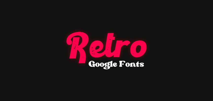Retro-google-fonts