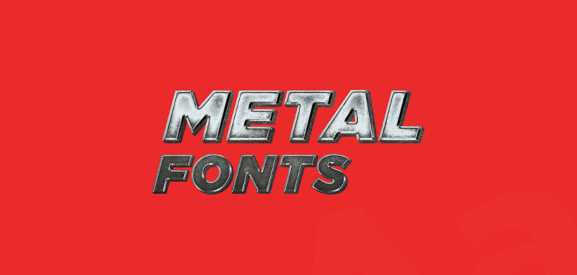 metallic-fonts