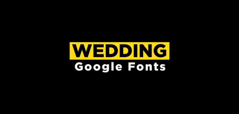 wedding-google-fonts