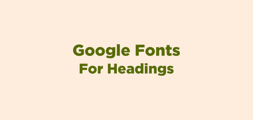 google-fonts-for-headings