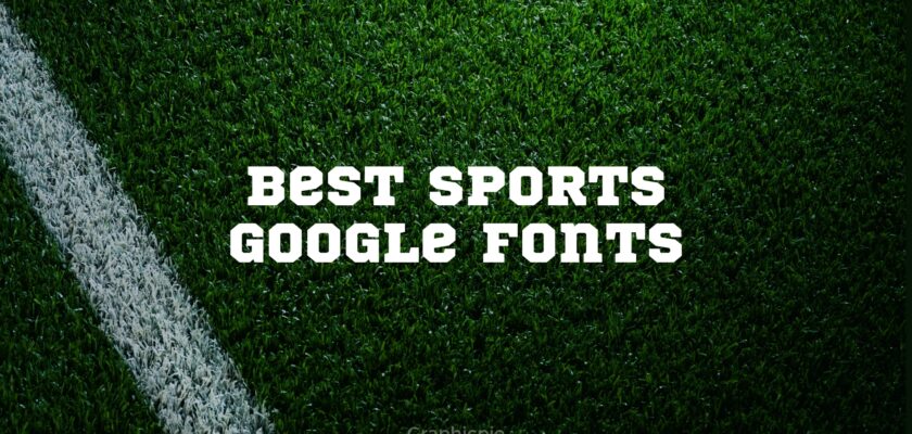 sports google fonts