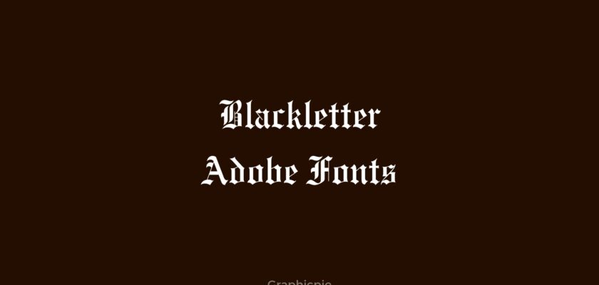 blackletter adobe fonts