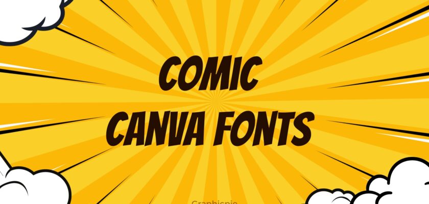 comic canva fonts