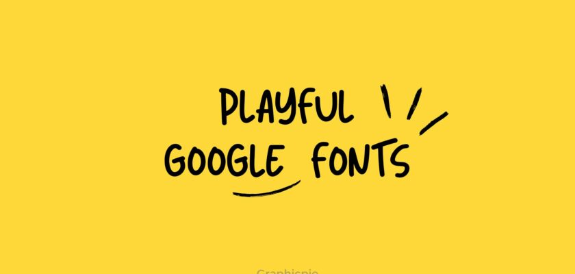 playful google fonts