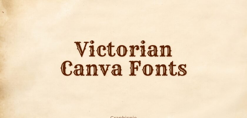 victorian canva fonts