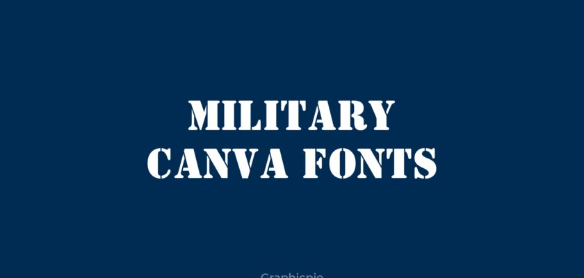 Army Canva Fonts (10)